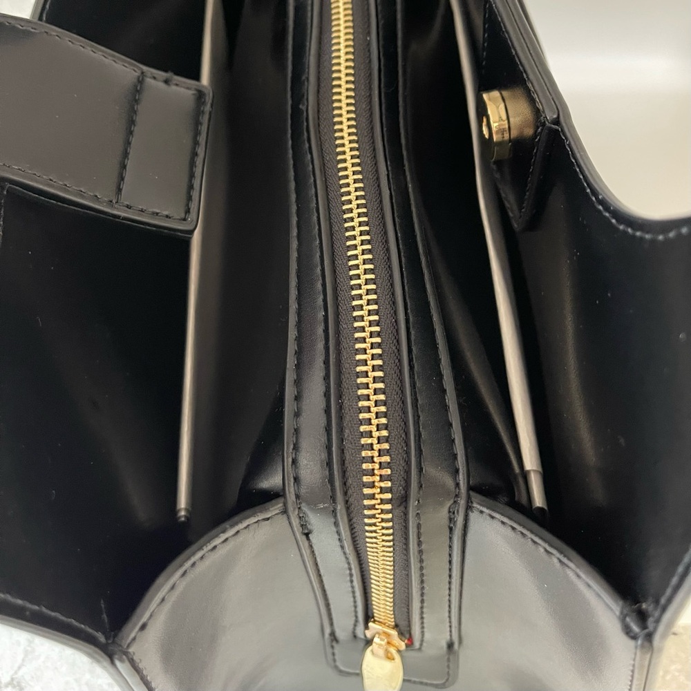 Halston Faye Black Hobo Shoulder Bag - Picture 9 of 12